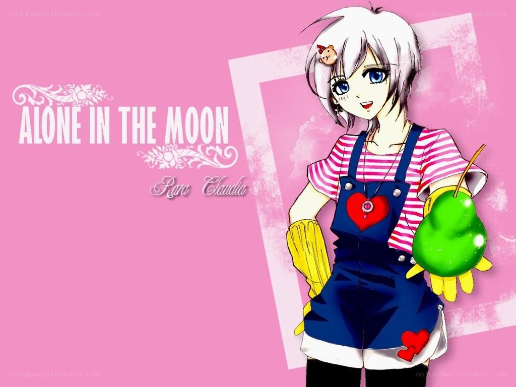 anime girl with green fruit