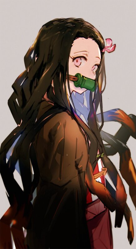 Anime Girl with Green Gag