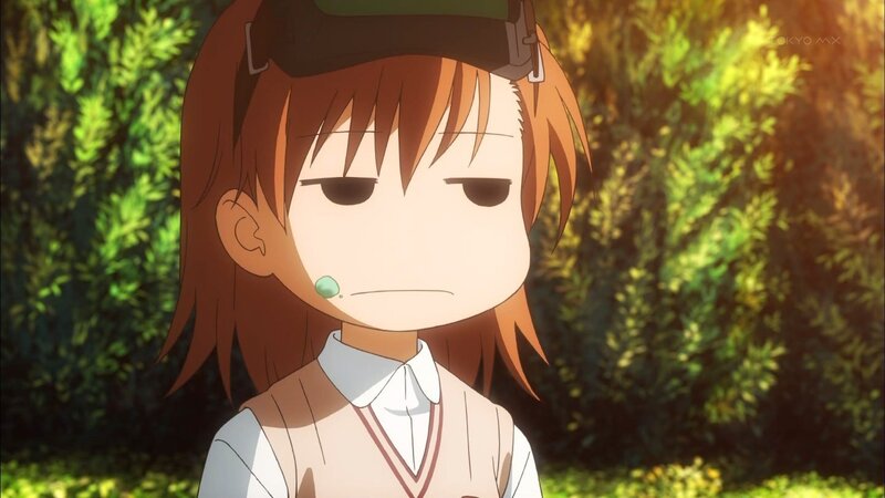 Anime Girl with Green Gum — Brown