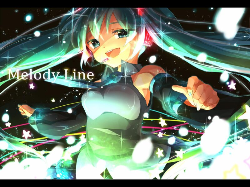 Anime Girl with Green Hair — Energetic, Night