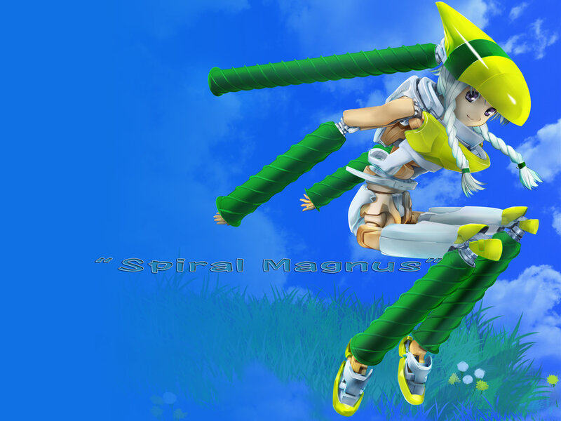 Anime Girl with Green Limbs
