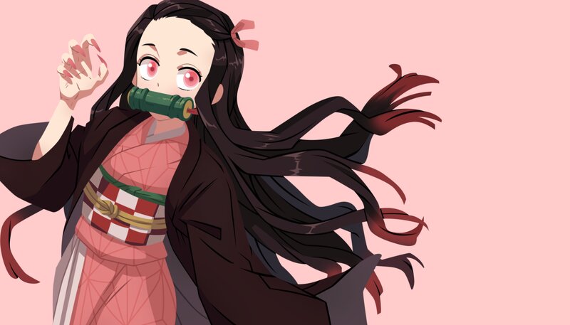 Anime Girl with Green Pipe