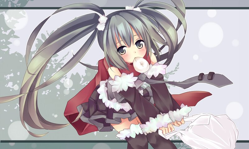 anime girl with grey hair
