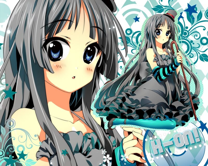 anime girl with grey hair