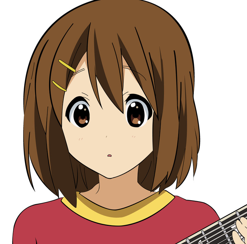 anime girl with guitar