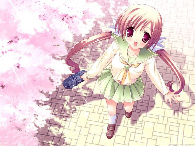 anime girl with gun