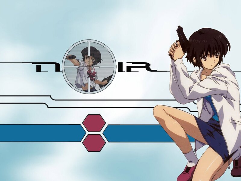 anime girl with gun