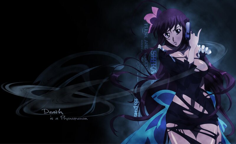 anime girl with gun