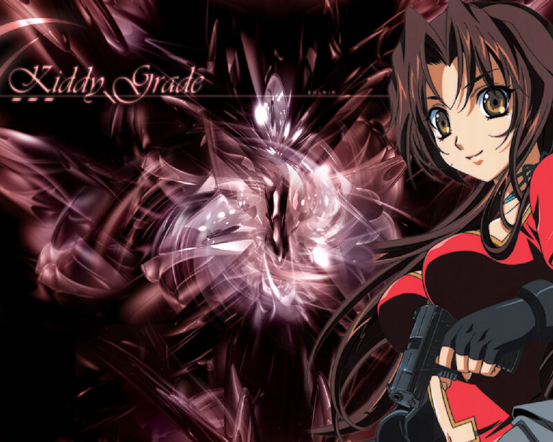 Anime Girl with Gun — Black, Dramatic, Energy Effect