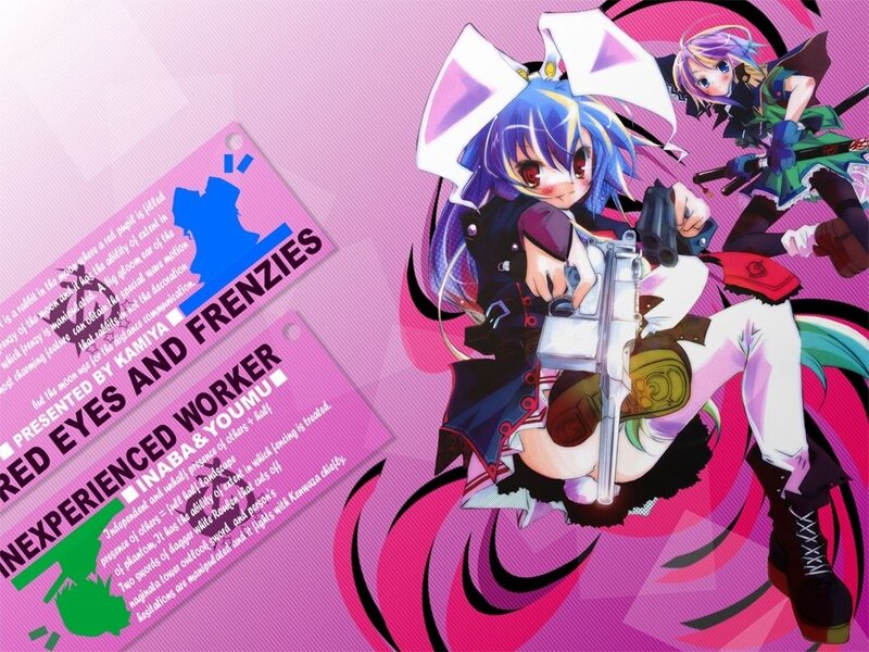 Anime Girl with Gun — Pink, Dynamic, Character