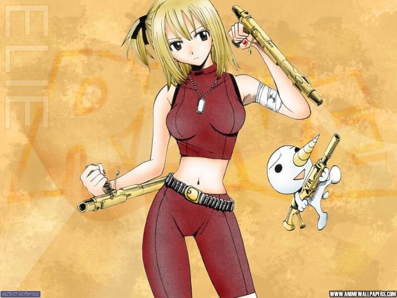anime girl with guns