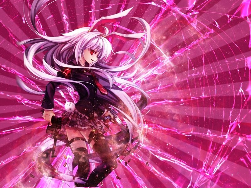 anime girl with guns