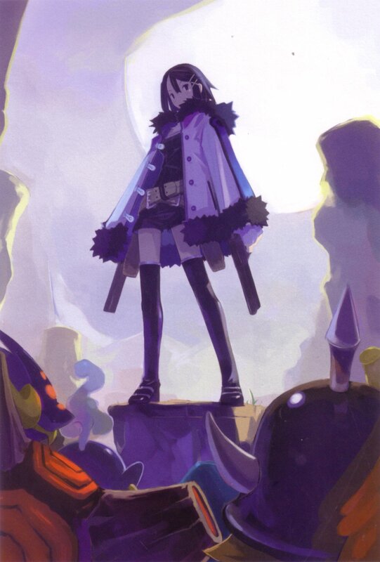 anime girl with guns