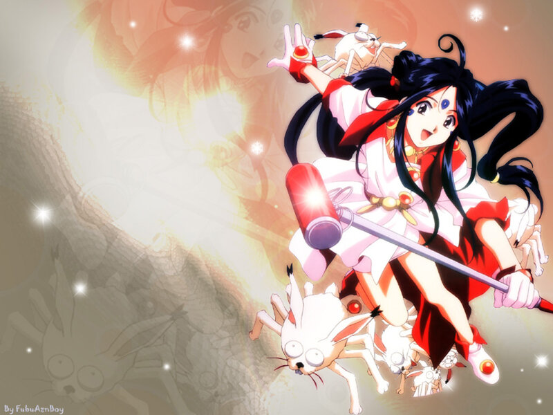 Anime Girl with Hammer — Red, Dynamic
