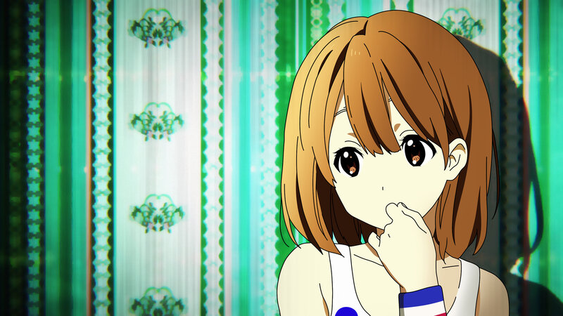 anime girl with hand on chin