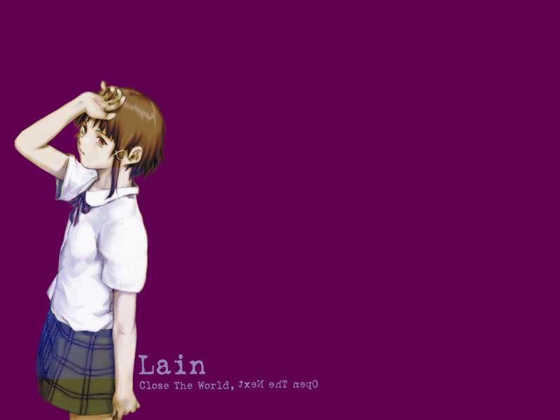 anime girl with hand on head