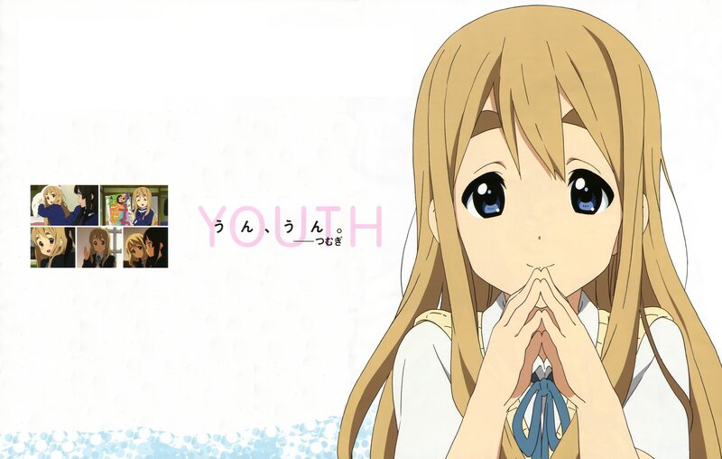 Anime girl with hands clasped