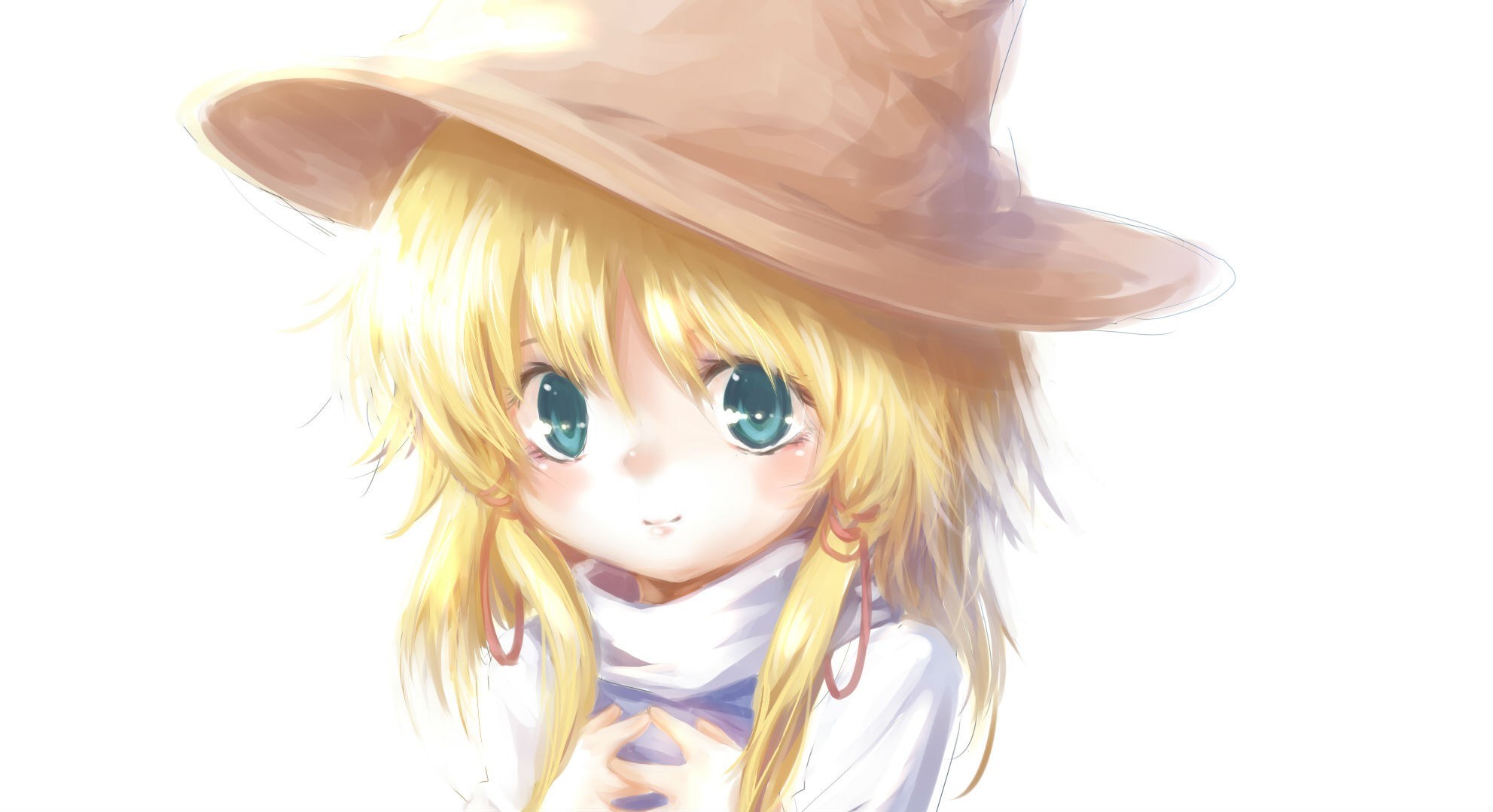 anime girl with hat