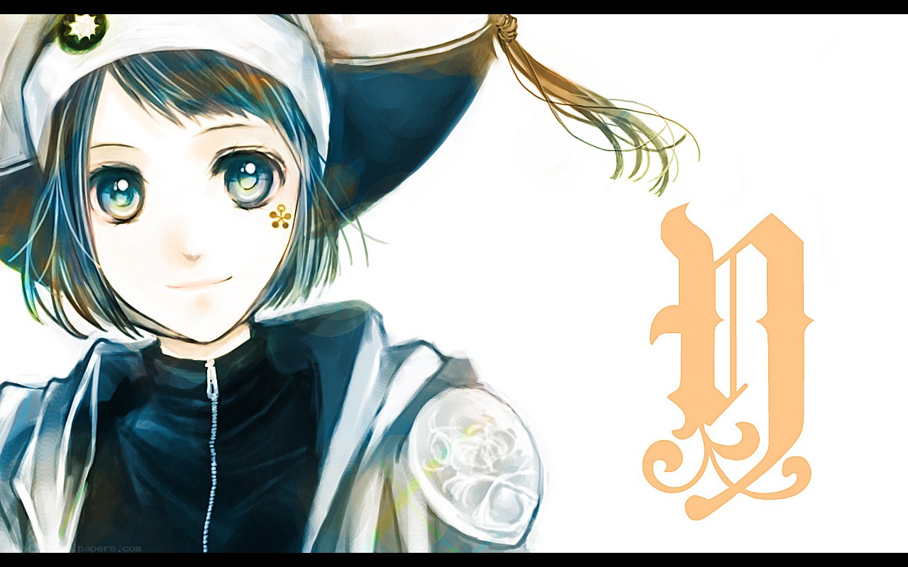 anime girl with hat