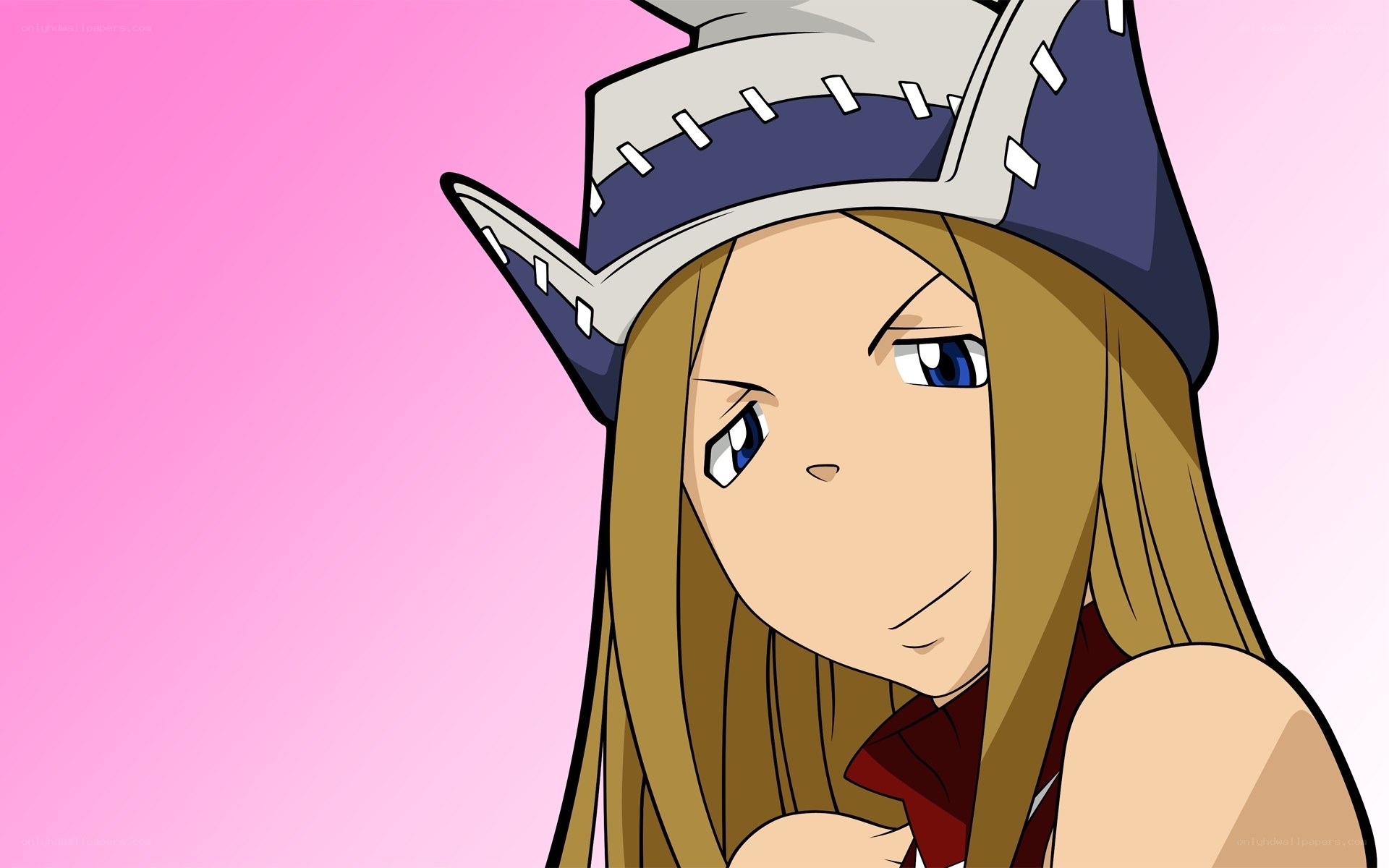 anime girl with hat