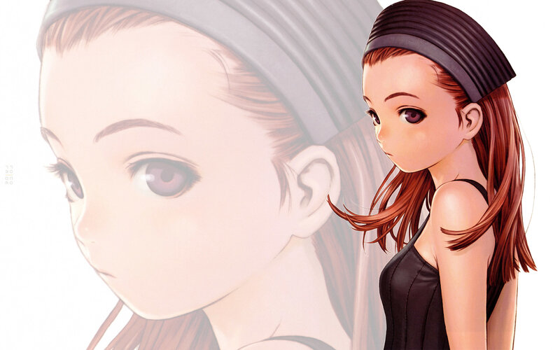 anime girl with headband