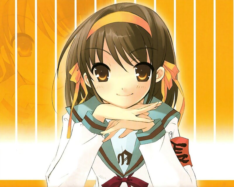 anime girl with headband