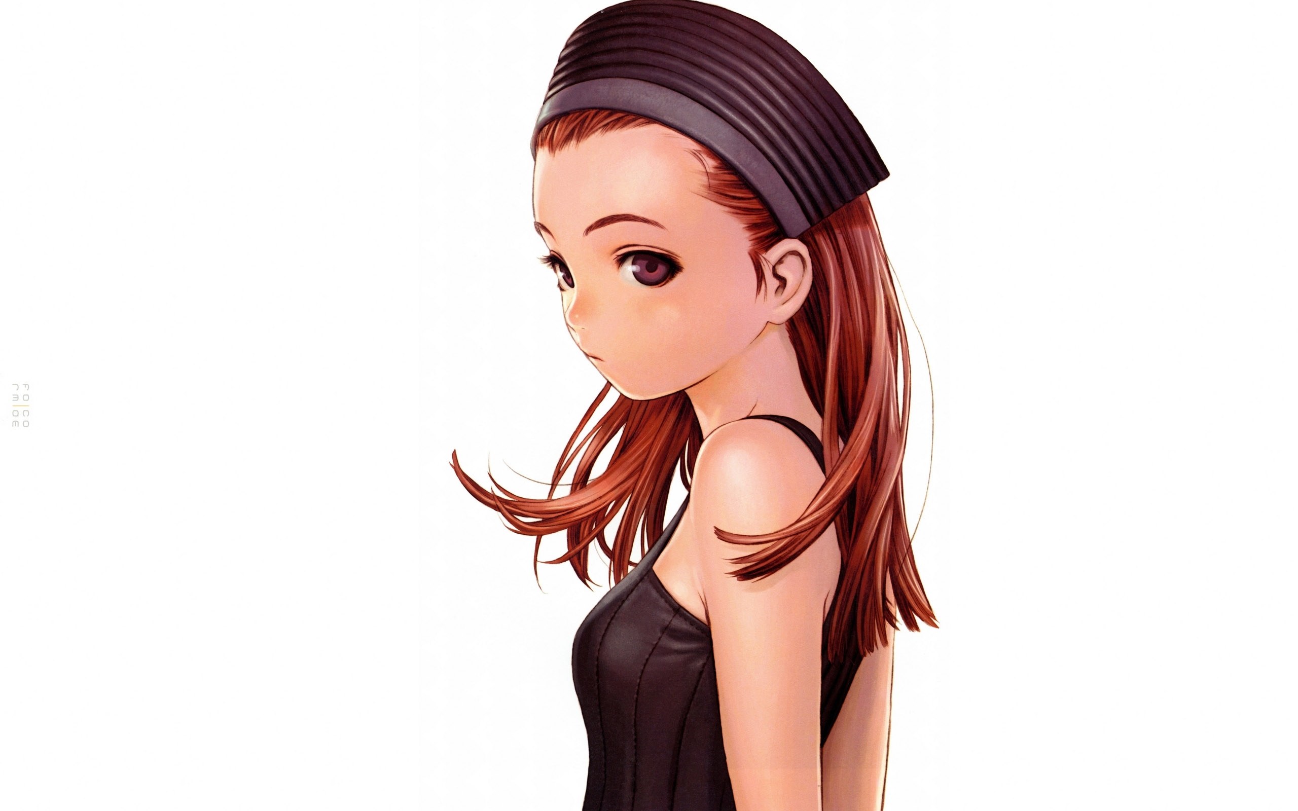 anime girl with headband