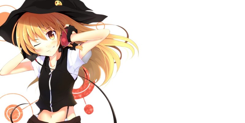 anime girl with headphones
