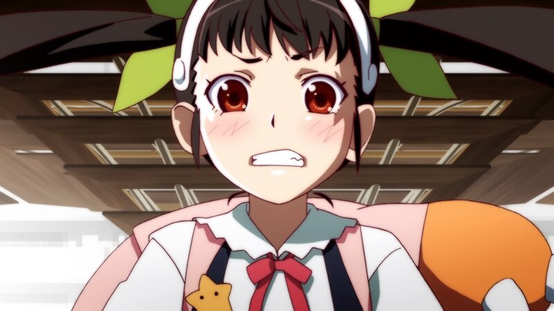 anime girl with headphones