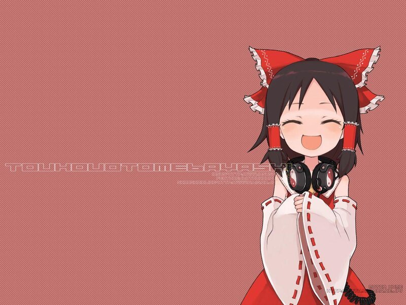 anime girl with headphones