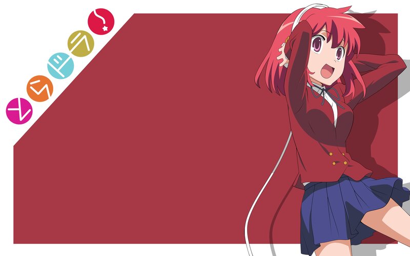 anime girl with headphones