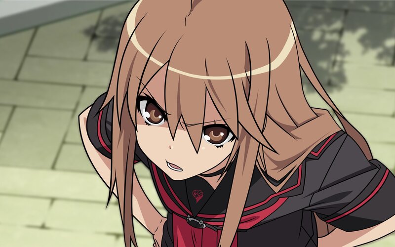 anime girl with headphones