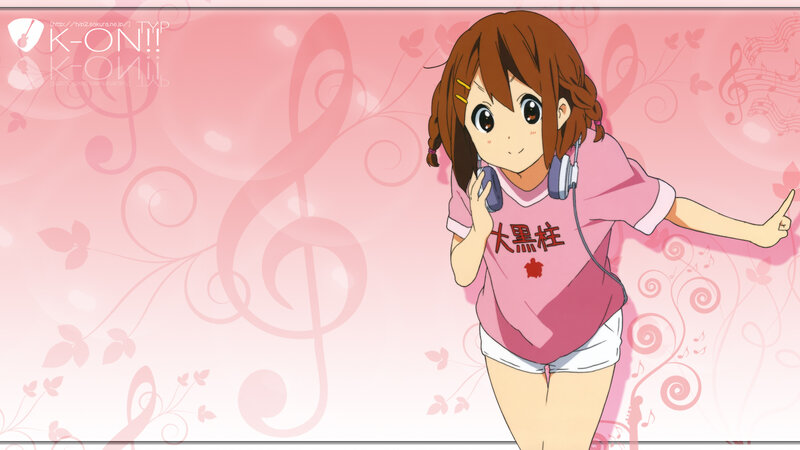 Anime girl with headphones