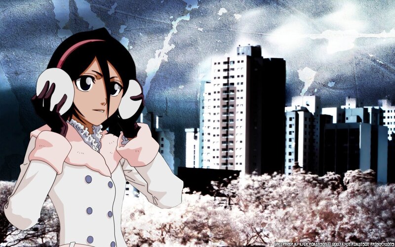 anime girl with headphones