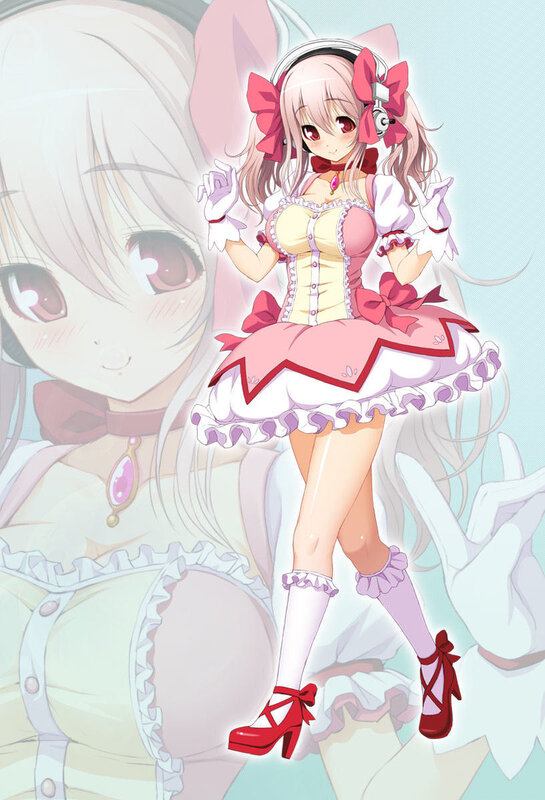 anime girl with headphones