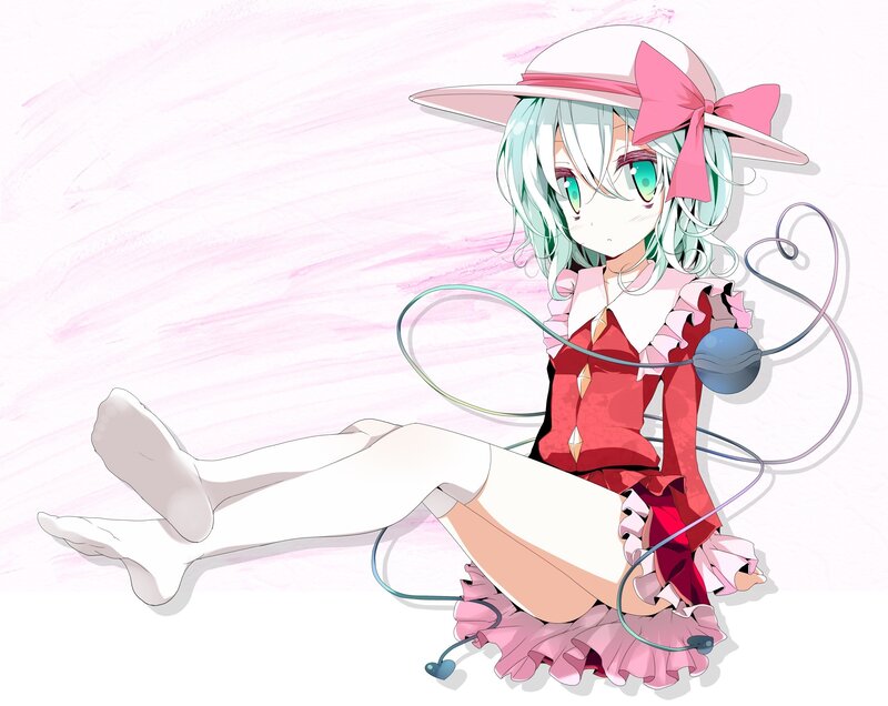 anime girl with headphones