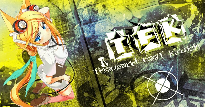 anime girl with headphones