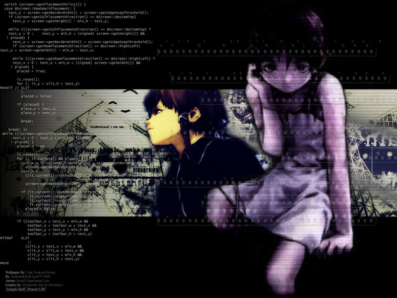 Anime Girl with Headphones — Black, Dramatic, Mysterious