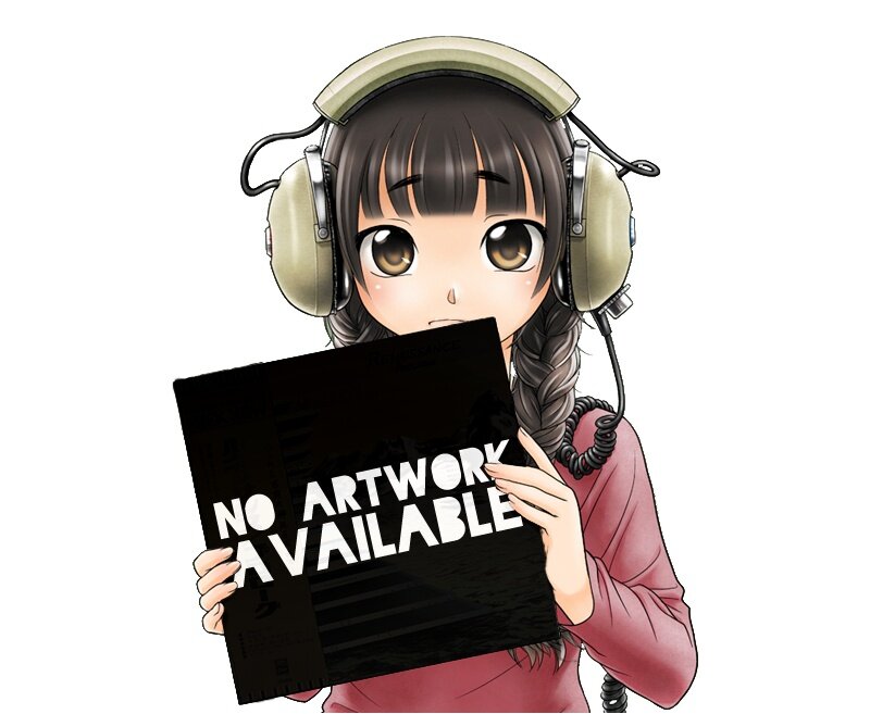 Anime Girl with Headphones — Black, Neutral, Manga