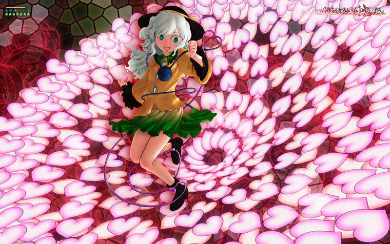 Anime Girl with Hearts — Pink, Playful, Jump Rope