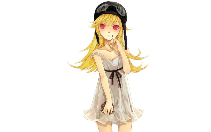 anime girl with helmet