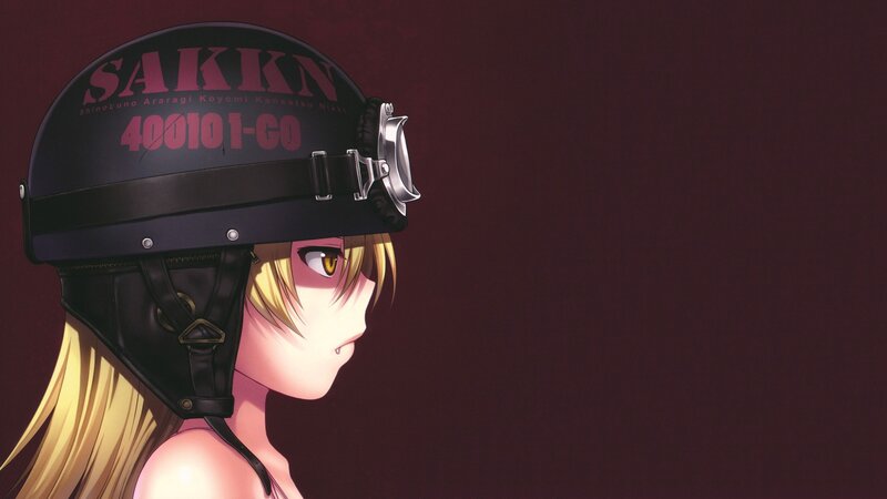 anime girl with helmet
