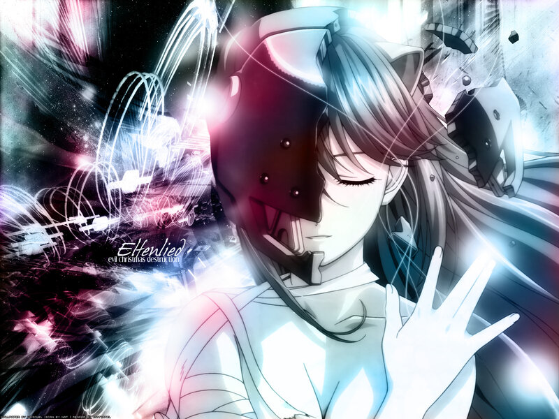 anime girl with helmet