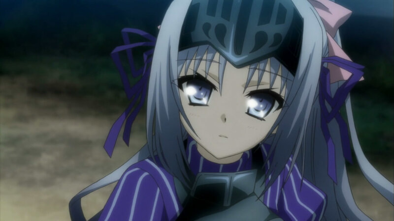 Anime Girl with Helmet — Gray