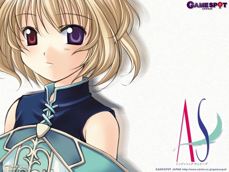 Anime girl with heterochromia