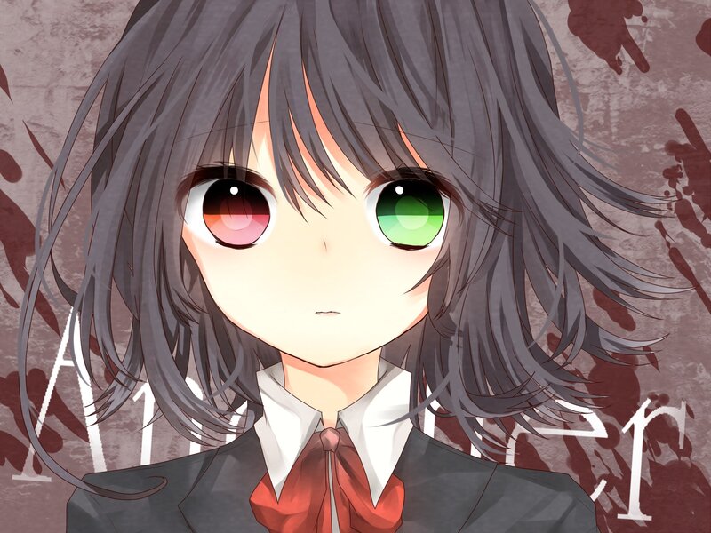 Anime girl with heterochromia