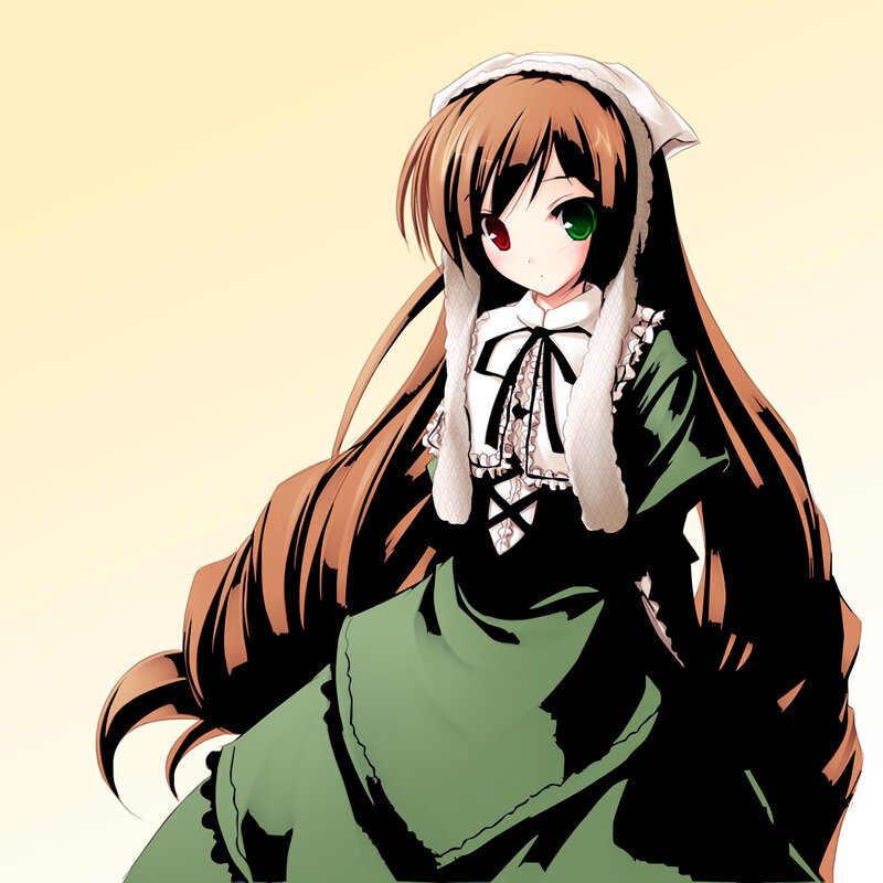 anime girl with heterochromia