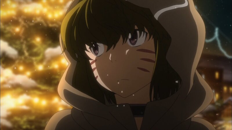 Anime Girl with Hood — Brown