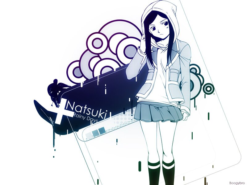 Anime Girl with Hoodie