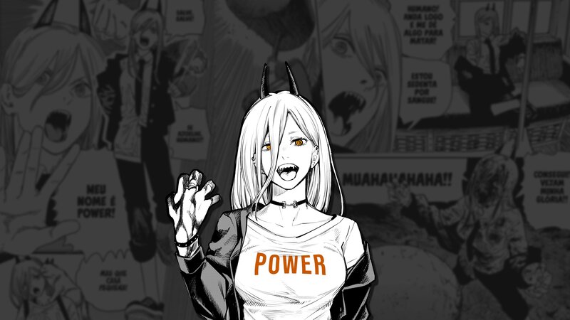 Anime Girl with Horns — Black, Dramatic, Manga, Manga Panels